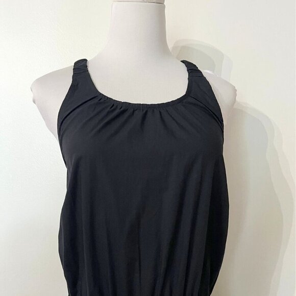 NWT GAP SUMMER 2023 BLACK COTTON HALTER OPEN BACK CROCHET TIERED MAXI DRESS - Picture 4 of 13